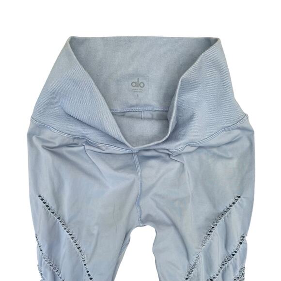 Alo Yoga Pants Ice Blue Athletic Leggings, Small - Picture 5 of 6